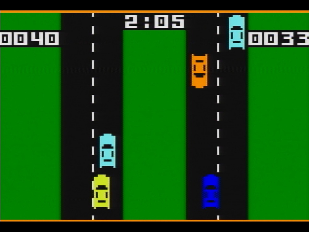 Gameplay of Triple Action for Intellivision